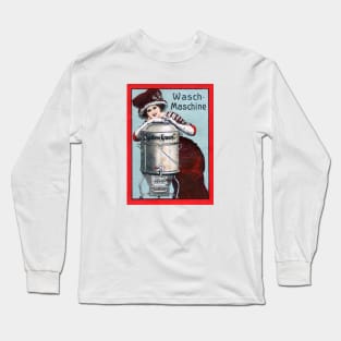 1900 Woman and her Washing Machine Long Sleeve T-Shirt